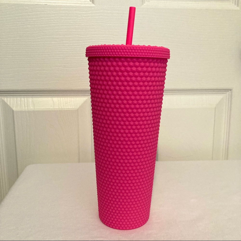 STARBUCKS Soft Touch Barbie China Studded Tumbler - Picture 6 of 9